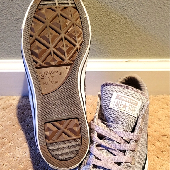Converse ALL-STAR Grey sneakers size 8 - Picture 4 of 10